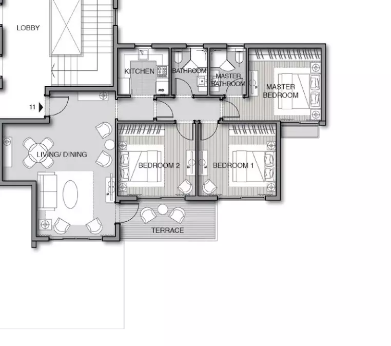 Unit floor plan image