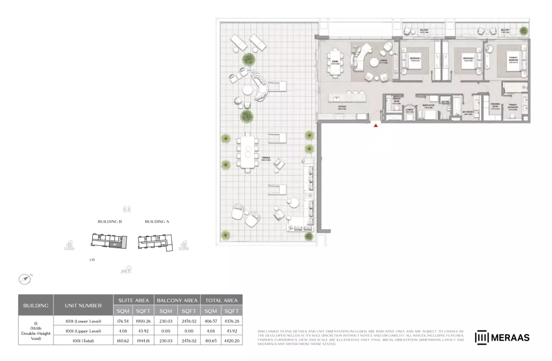 City Walk Crestlane 2 Type 1001 (With Double-Height Void)-Building B, 3 beds