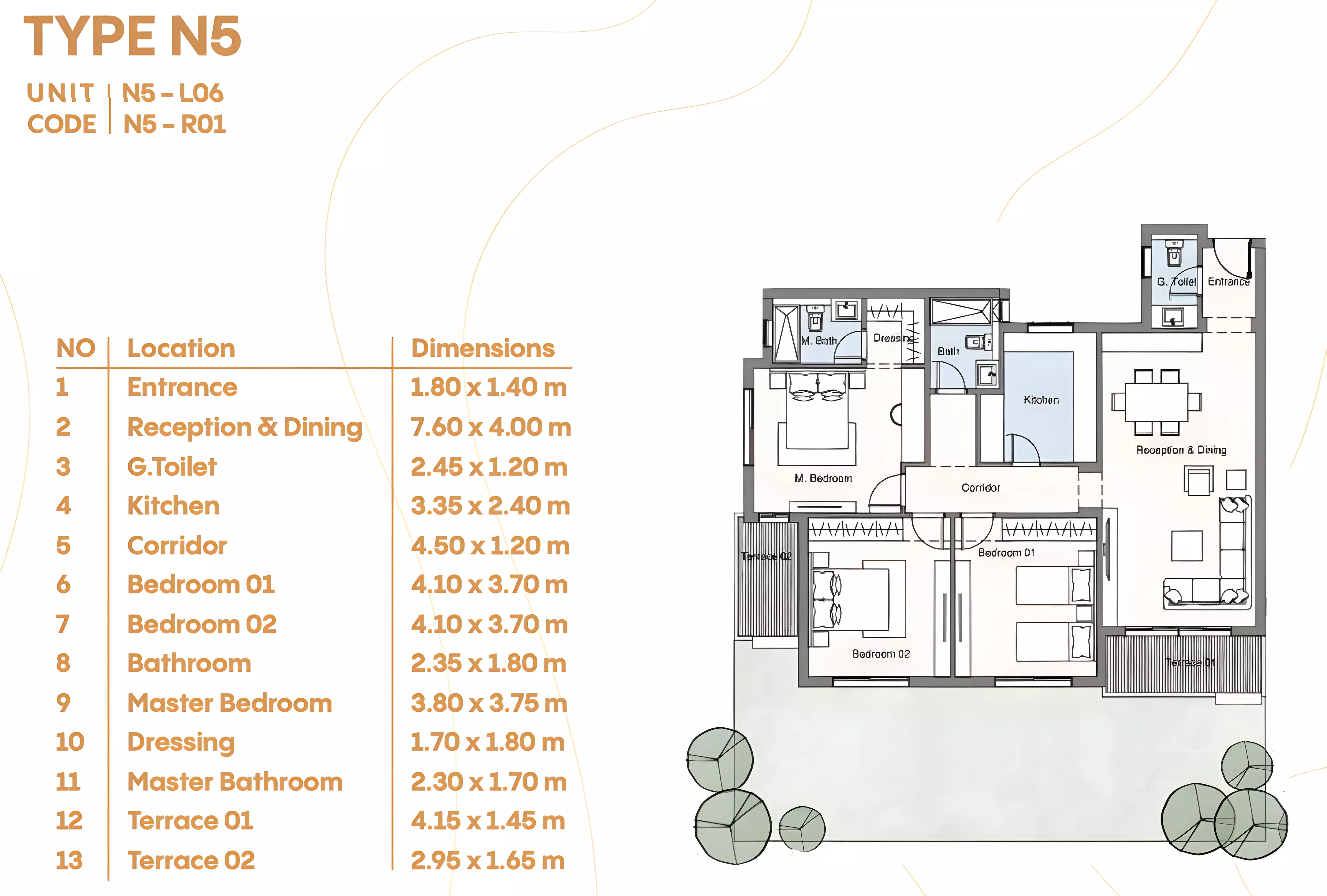 Unit floor plan image