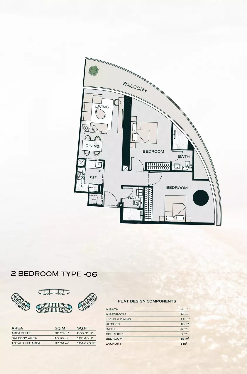 Unit floor plan image