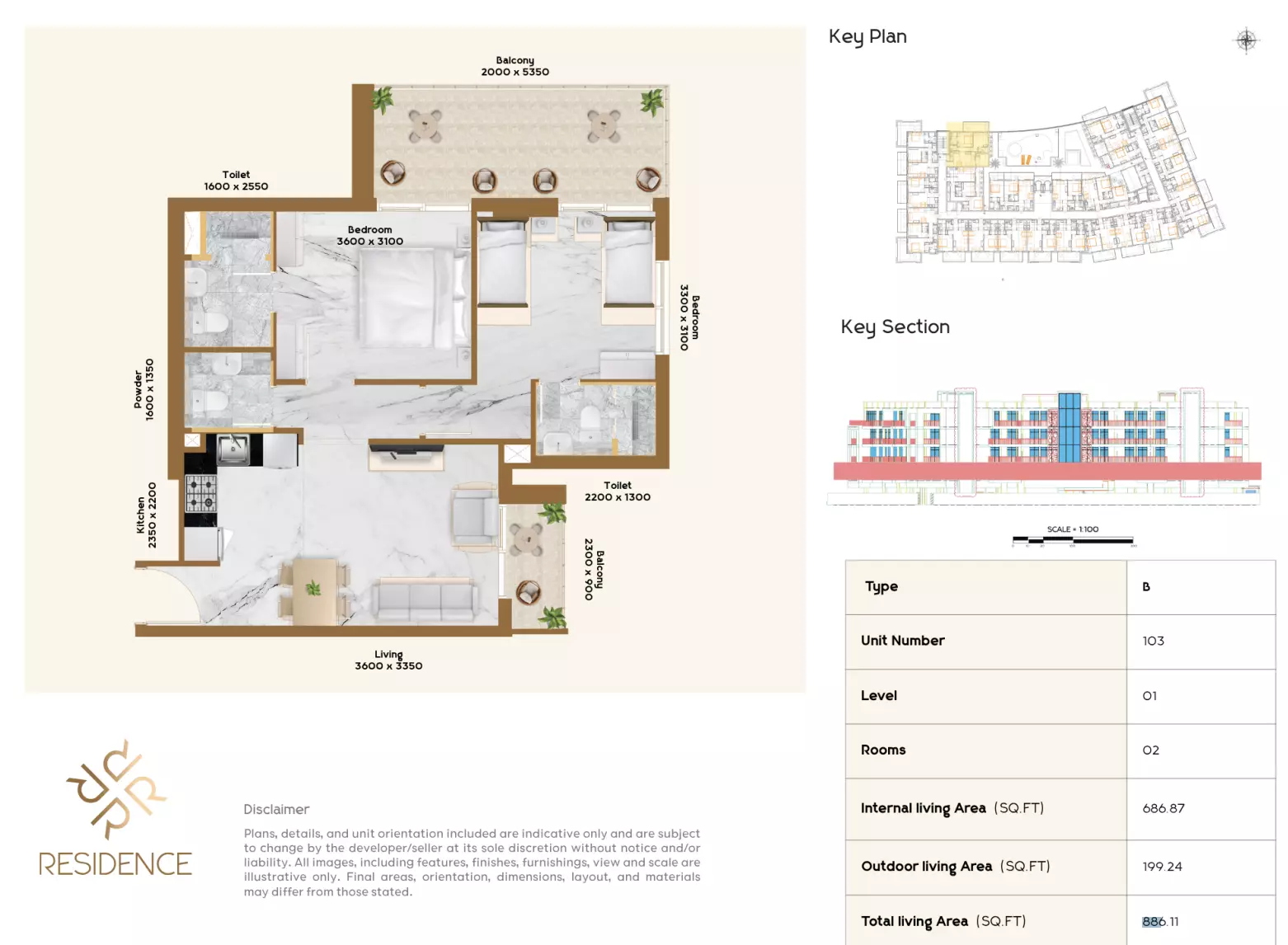 صورة مخطط ارضية الوحدة