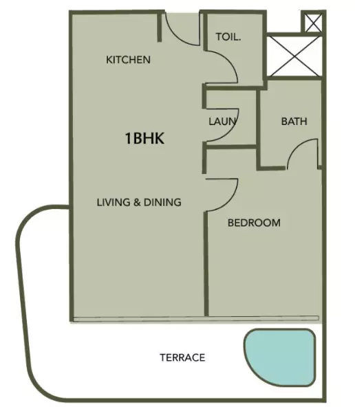 Unit floor plan image