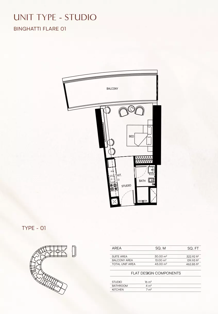 Unit floor plan image
