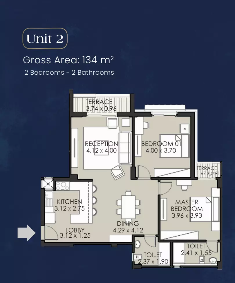 صورة مخطط ارضية الوحدة