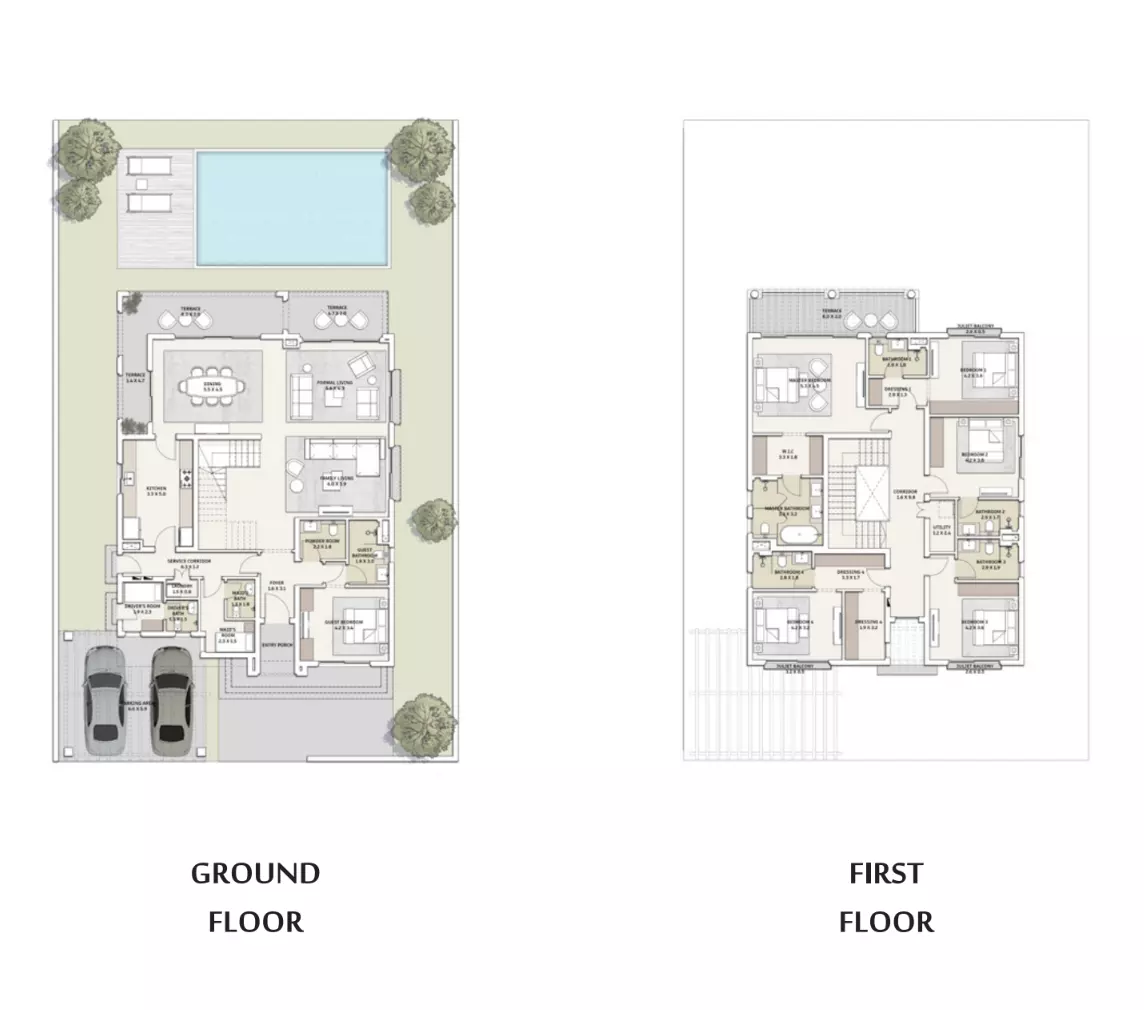صورة مخطط ارضية الوحدة