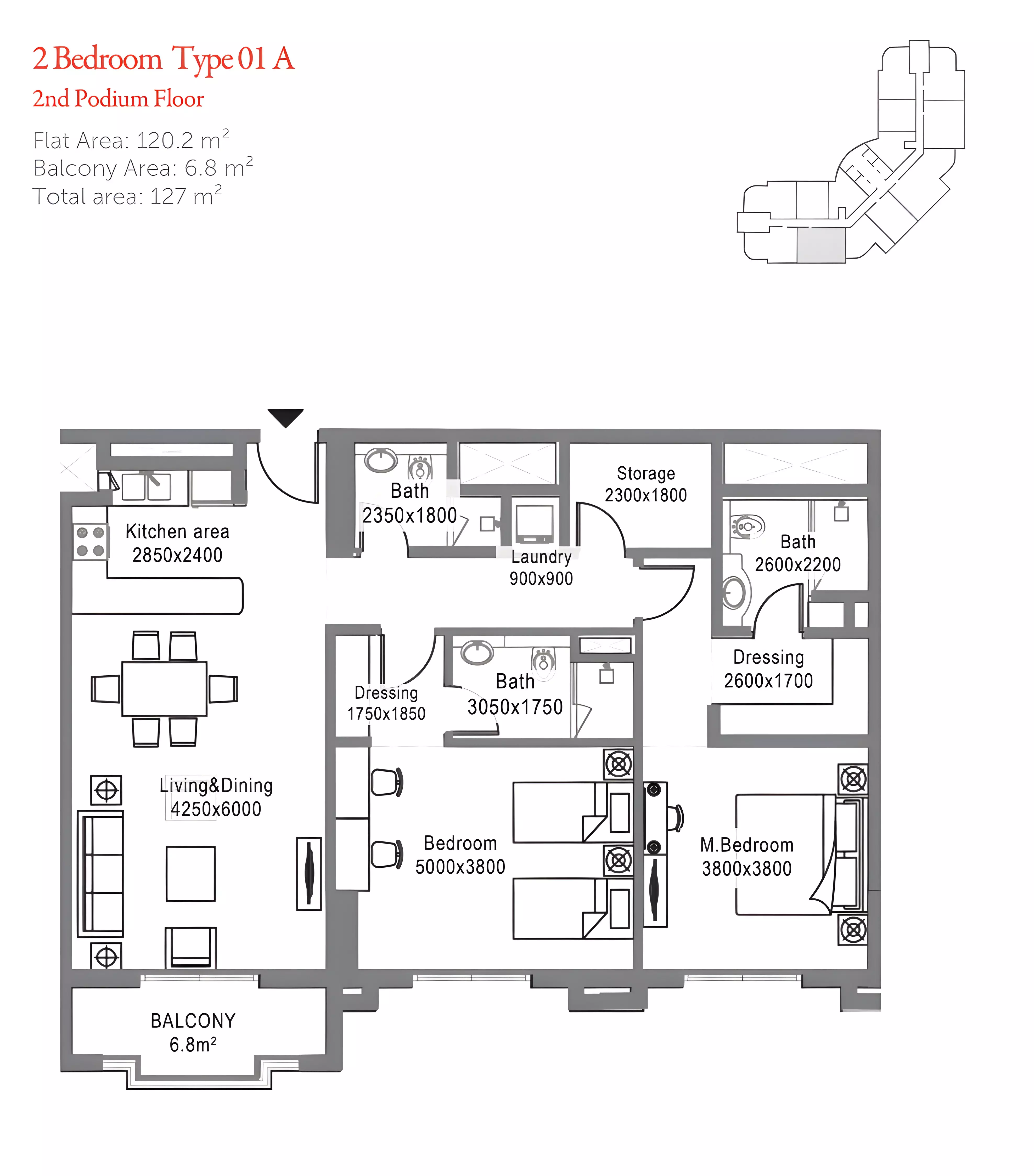 Unit floor plan image
