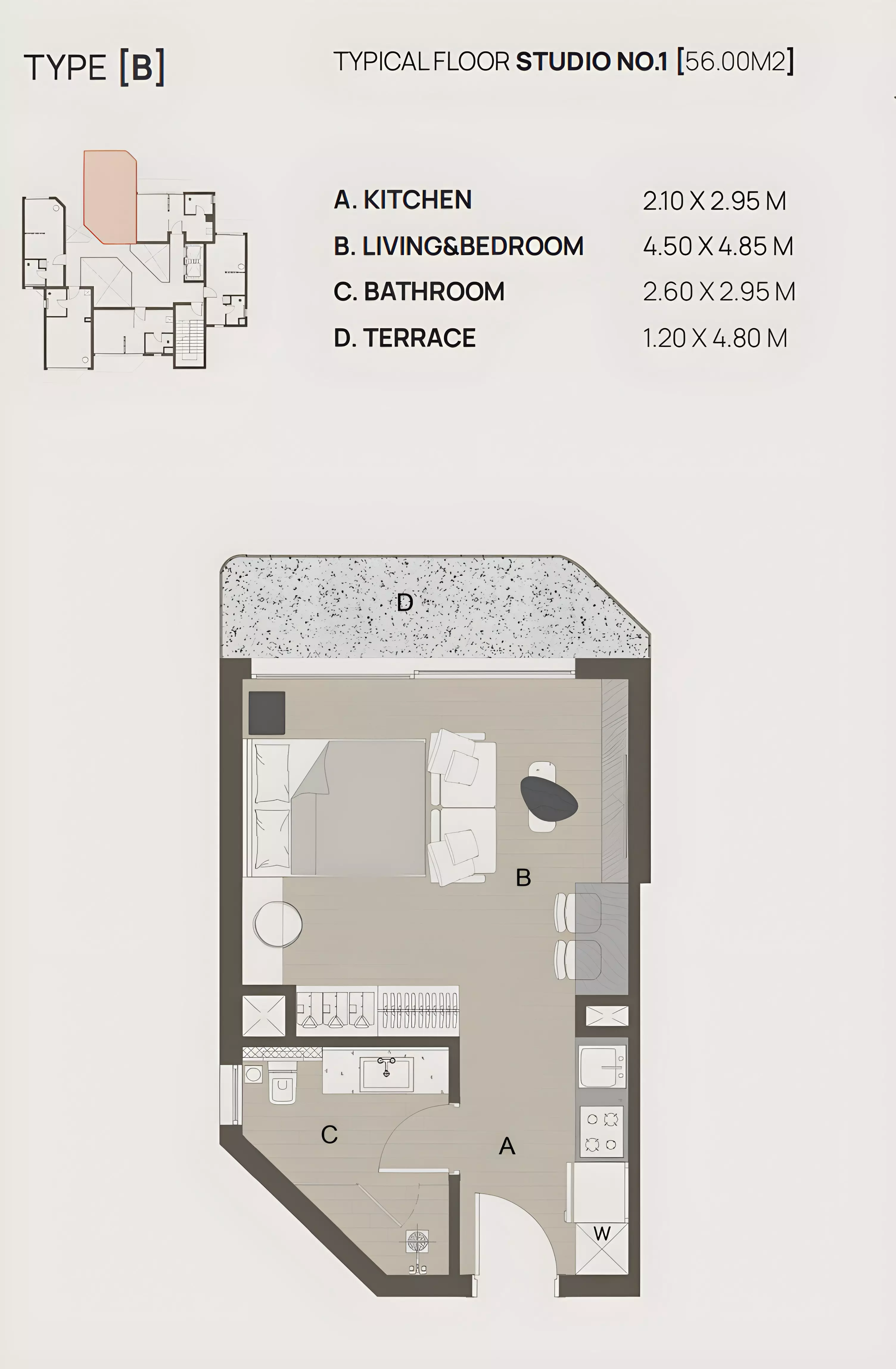 Unit floor plan image