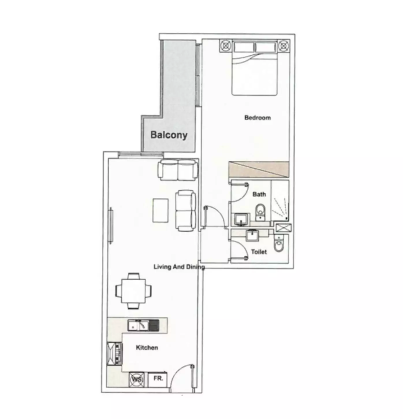 Unit floor plan image