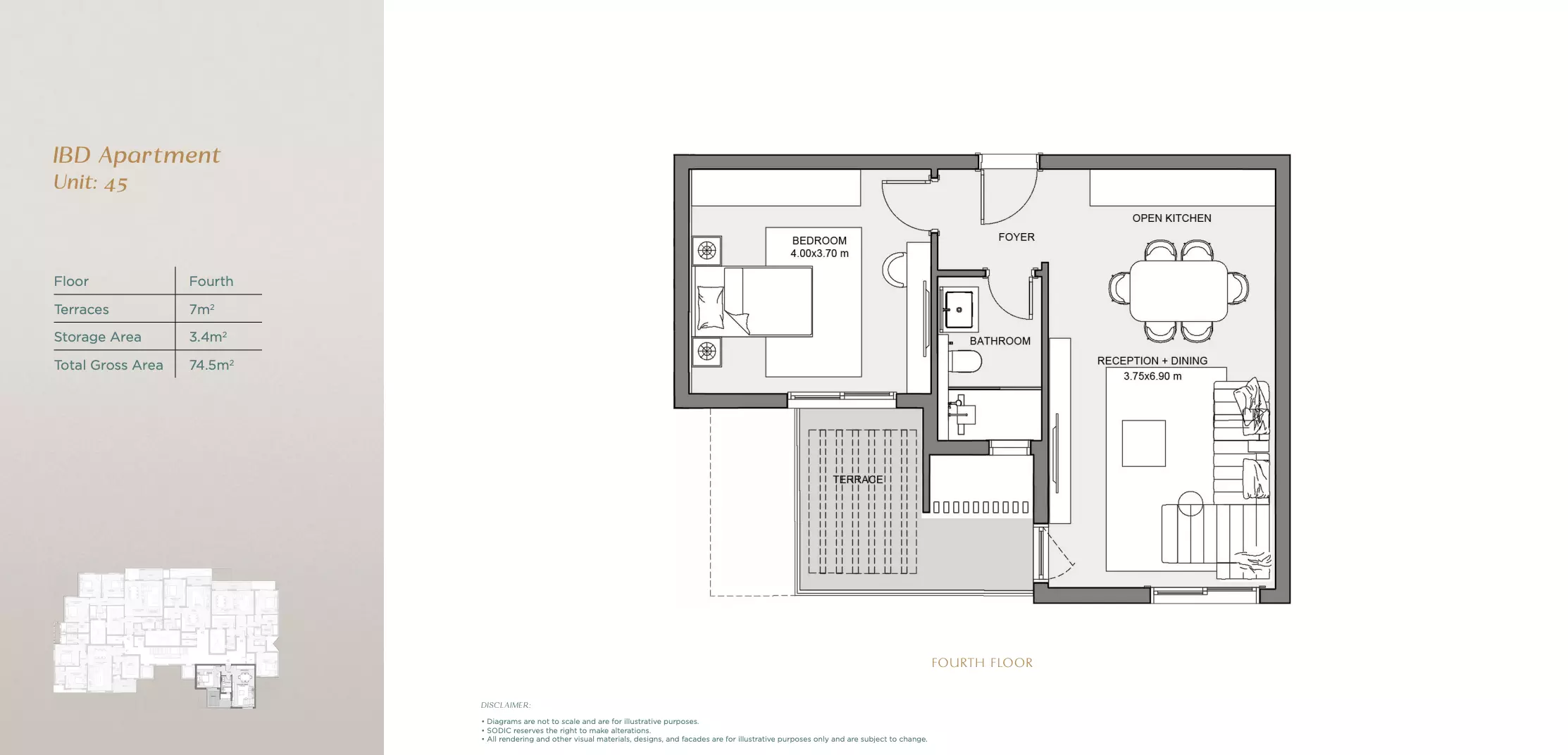 Unit floor plan image