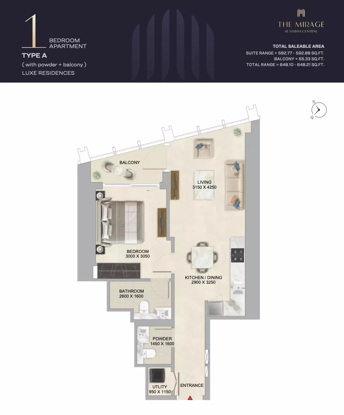 Unit floor plan image