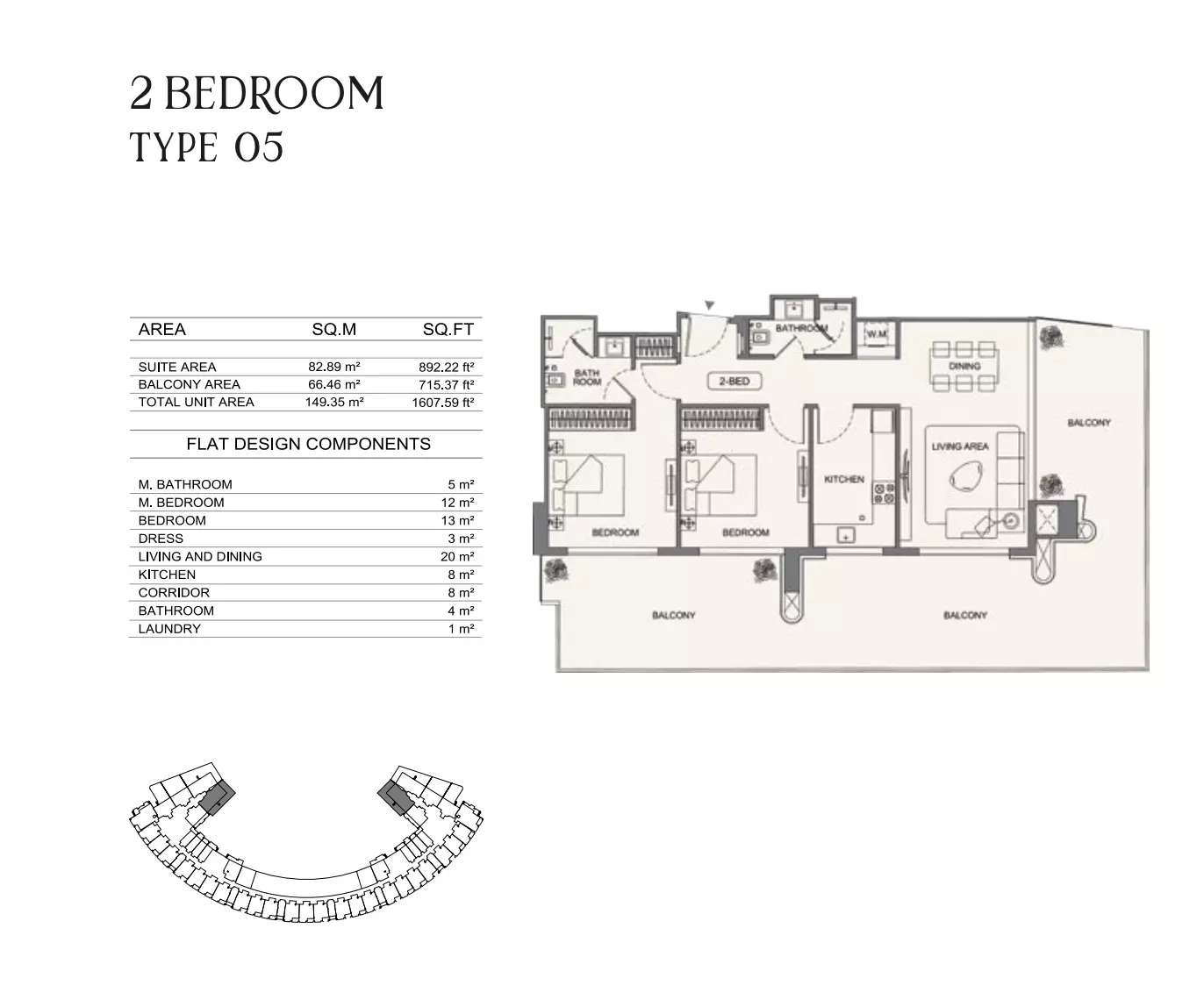 Unit floor plan image