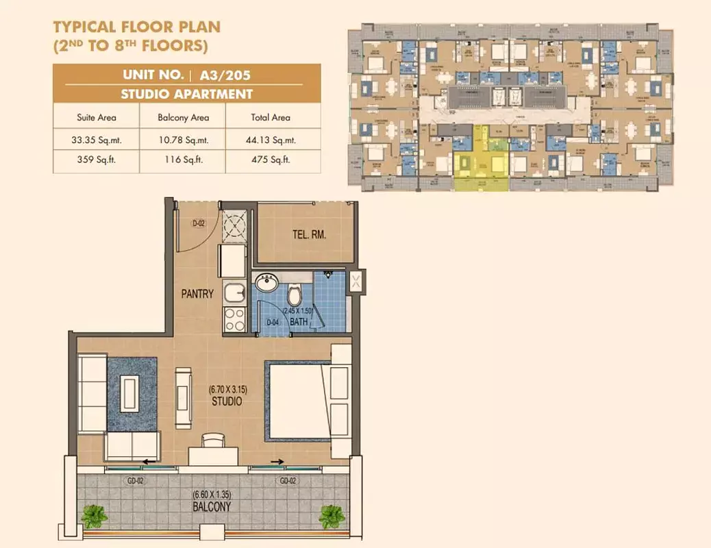 صورة مخطط ارضية الوحدة