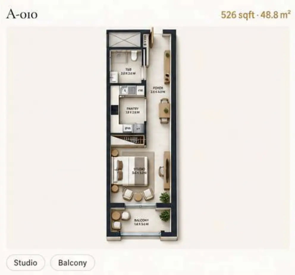 Reeman Residence 02 — Studio floor plan
