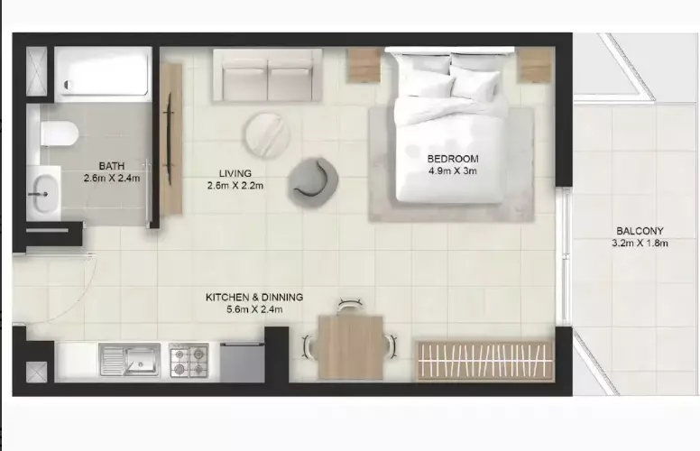 Unit floor plan image