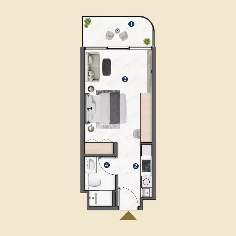 Unit floor plan image