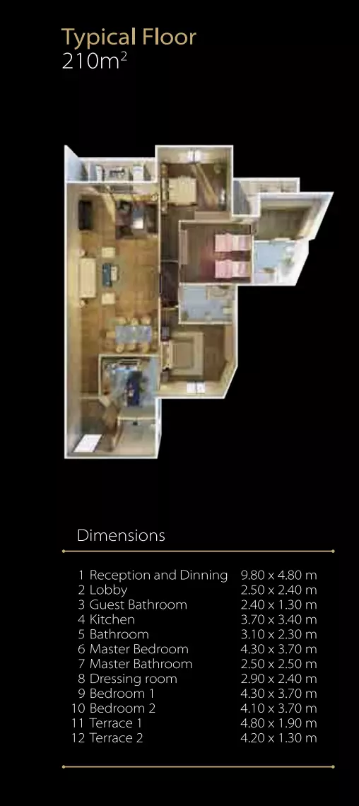 Unit floor plan image