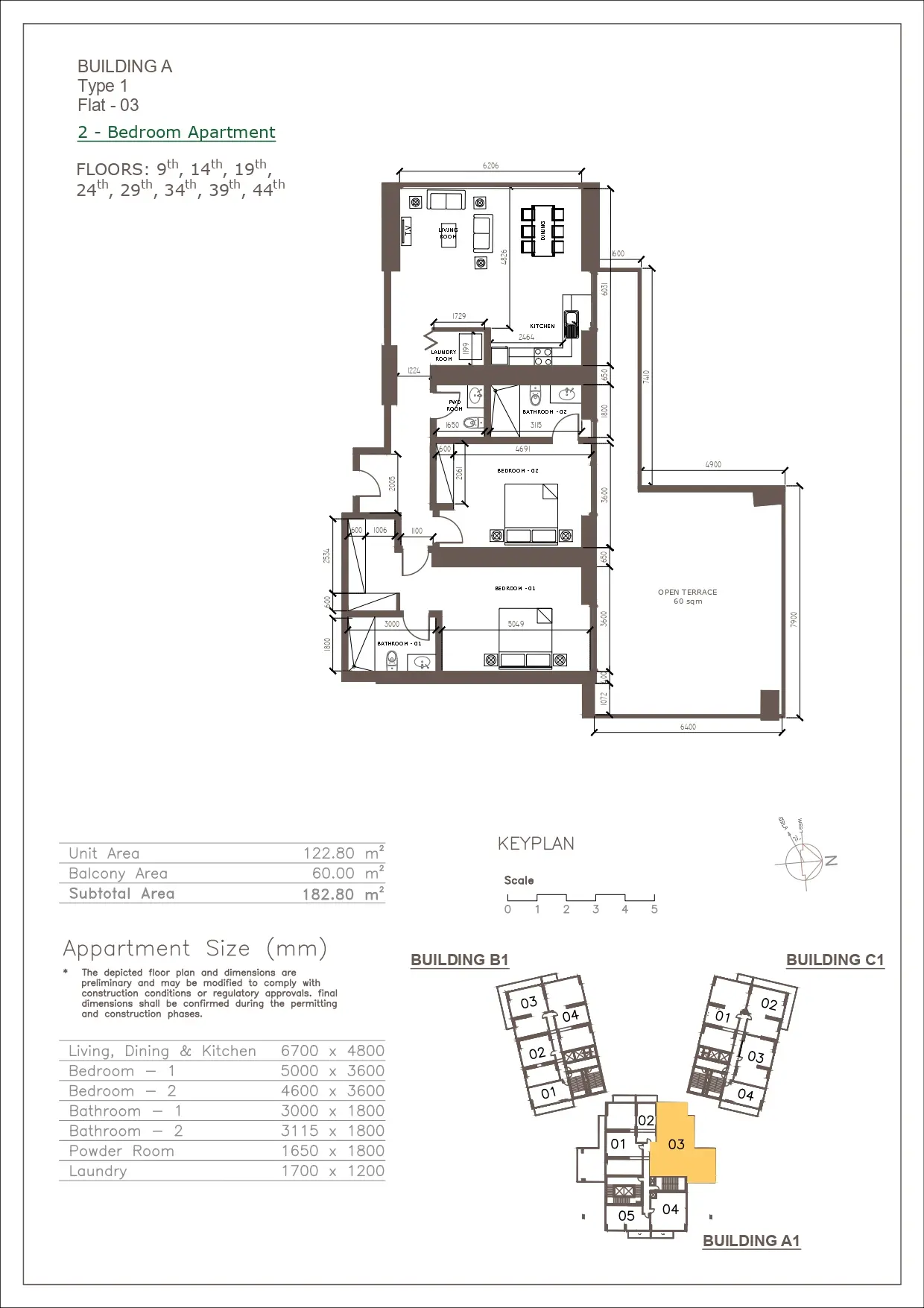 Unit floor plan image