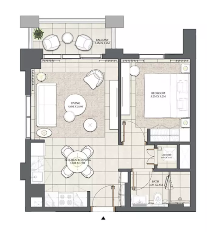 Cedar Creek Beach B2-Level 1, Unit 109, 1 bed