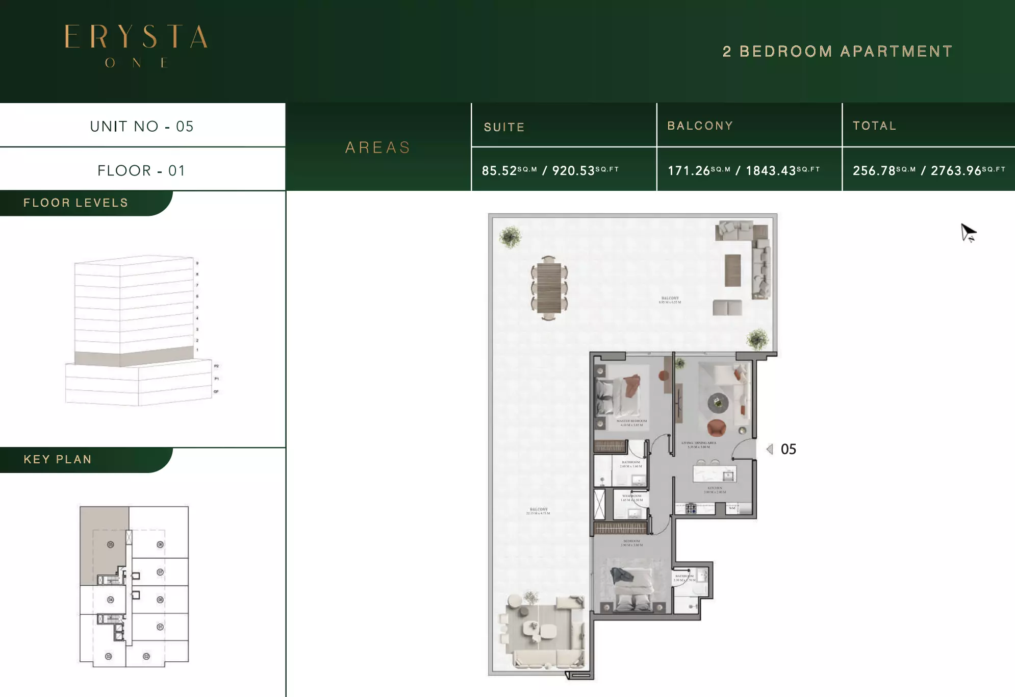 Unit floor plan image