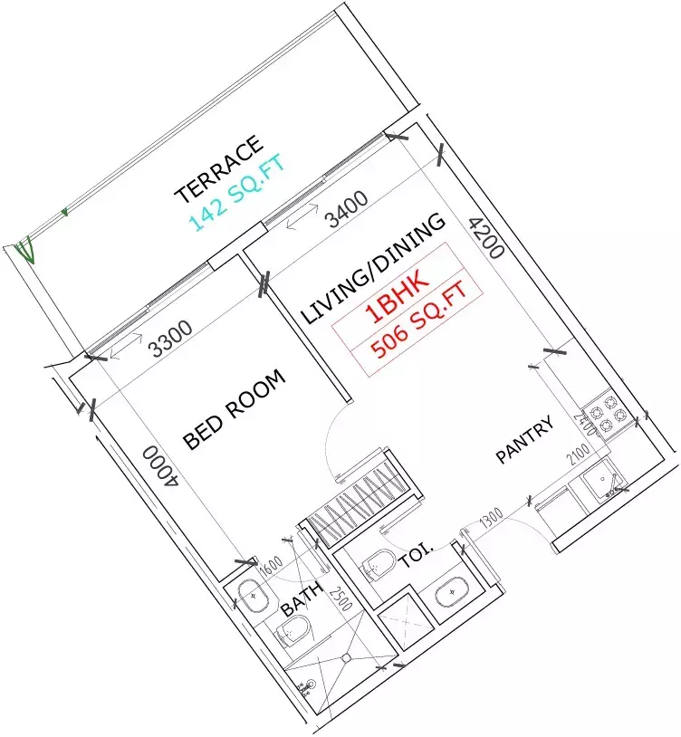 Unit floor plan image