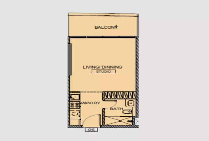 Westwood Grande Phase 2 By Imtiaz — Studio floor plan