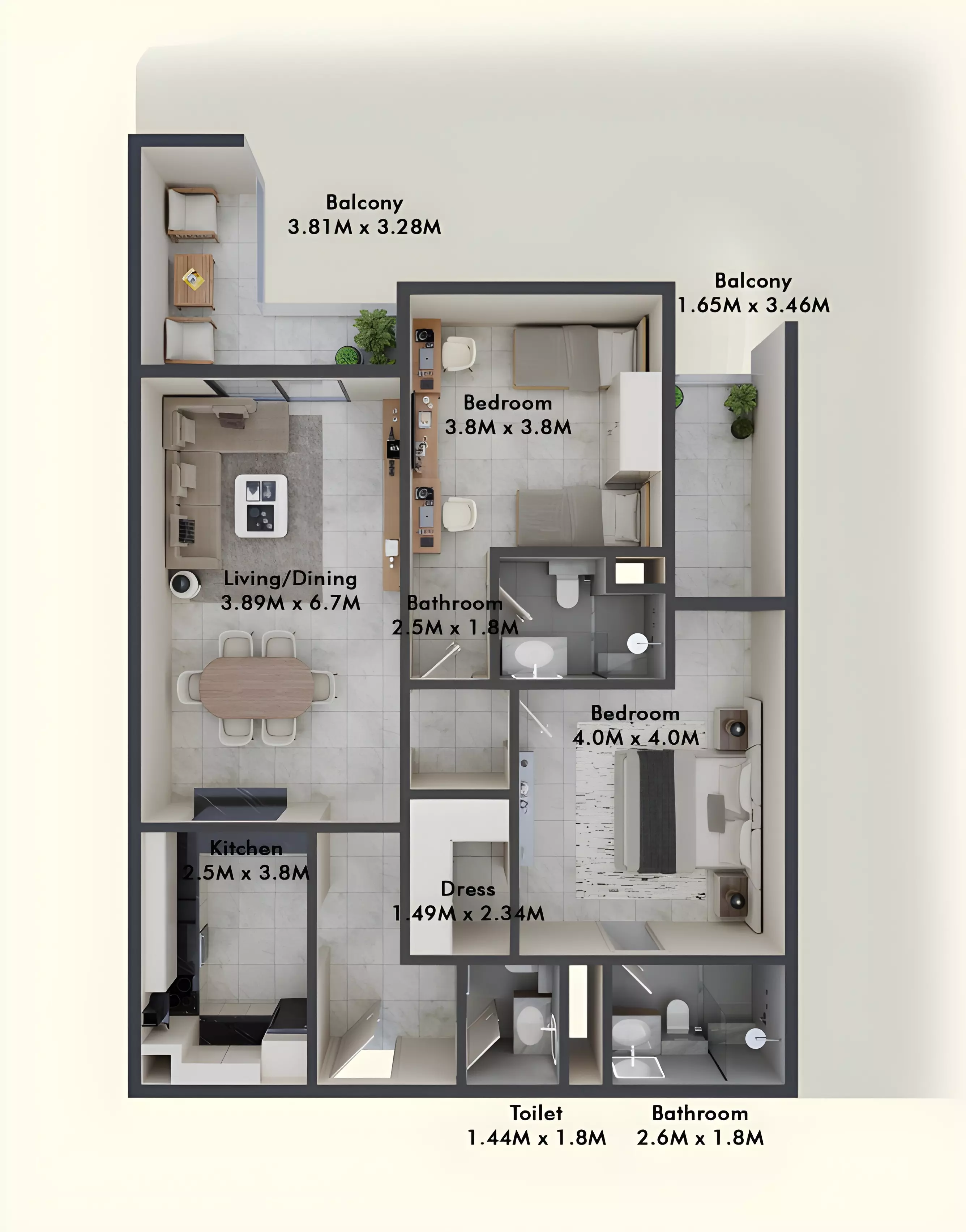 Unit floor plan image