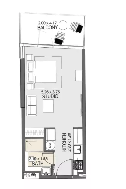 Unit floor plan image