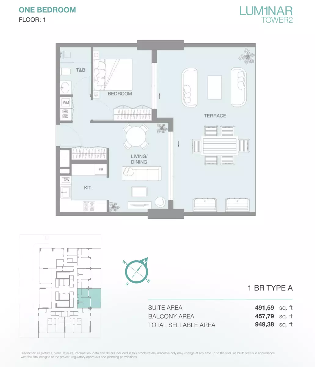 Unit floor plan image