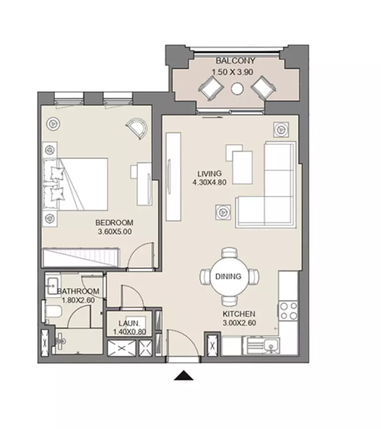 Jadeel at Madinat Jumeirah Living By Meraas Holding B11-Type B, Level 1, Unit No-112, 1 bed