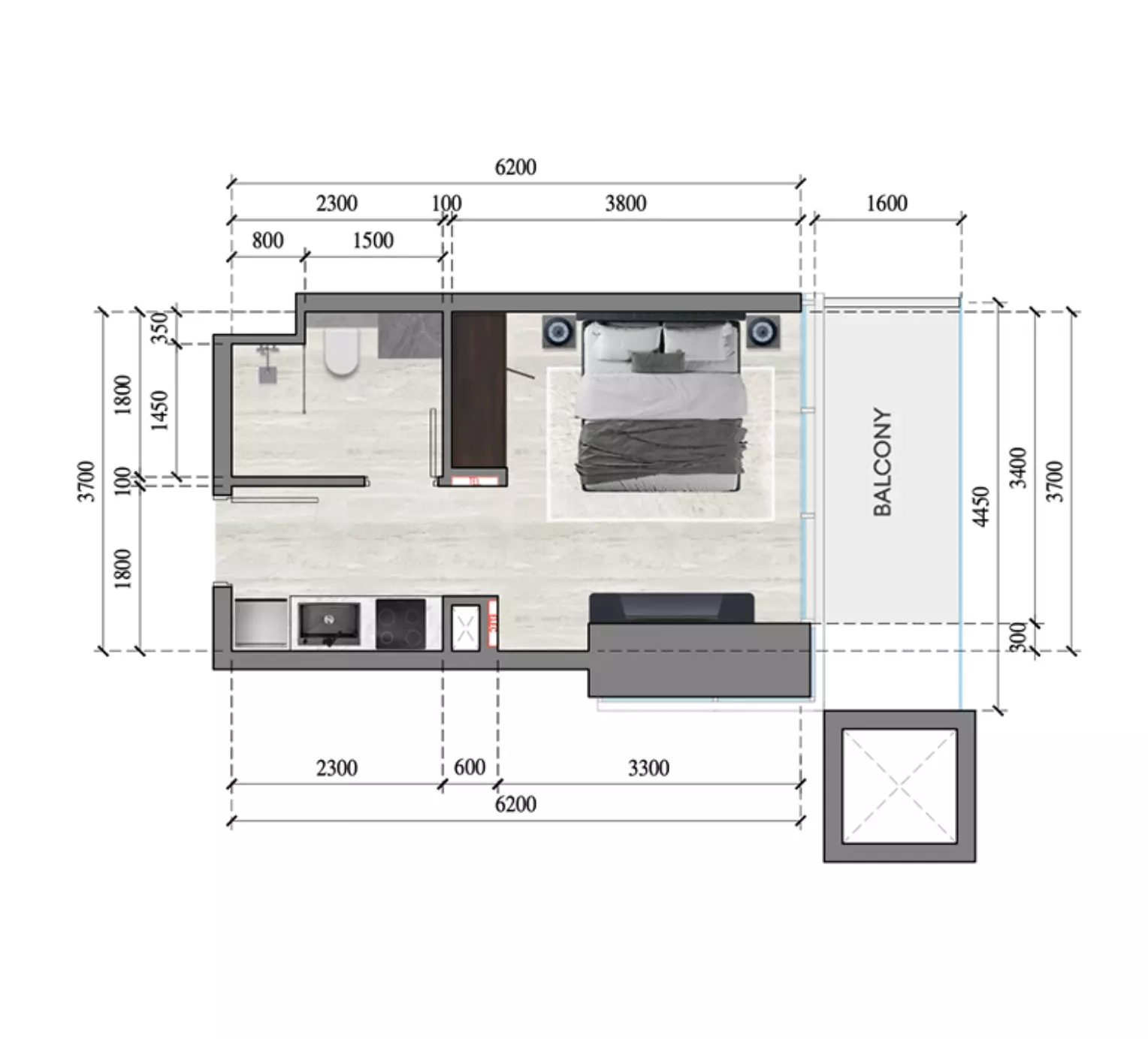 Unit floor plan image