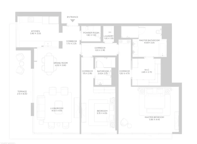 Rixos Phase 2 By Nakheel B2-Type B, 2 beds
