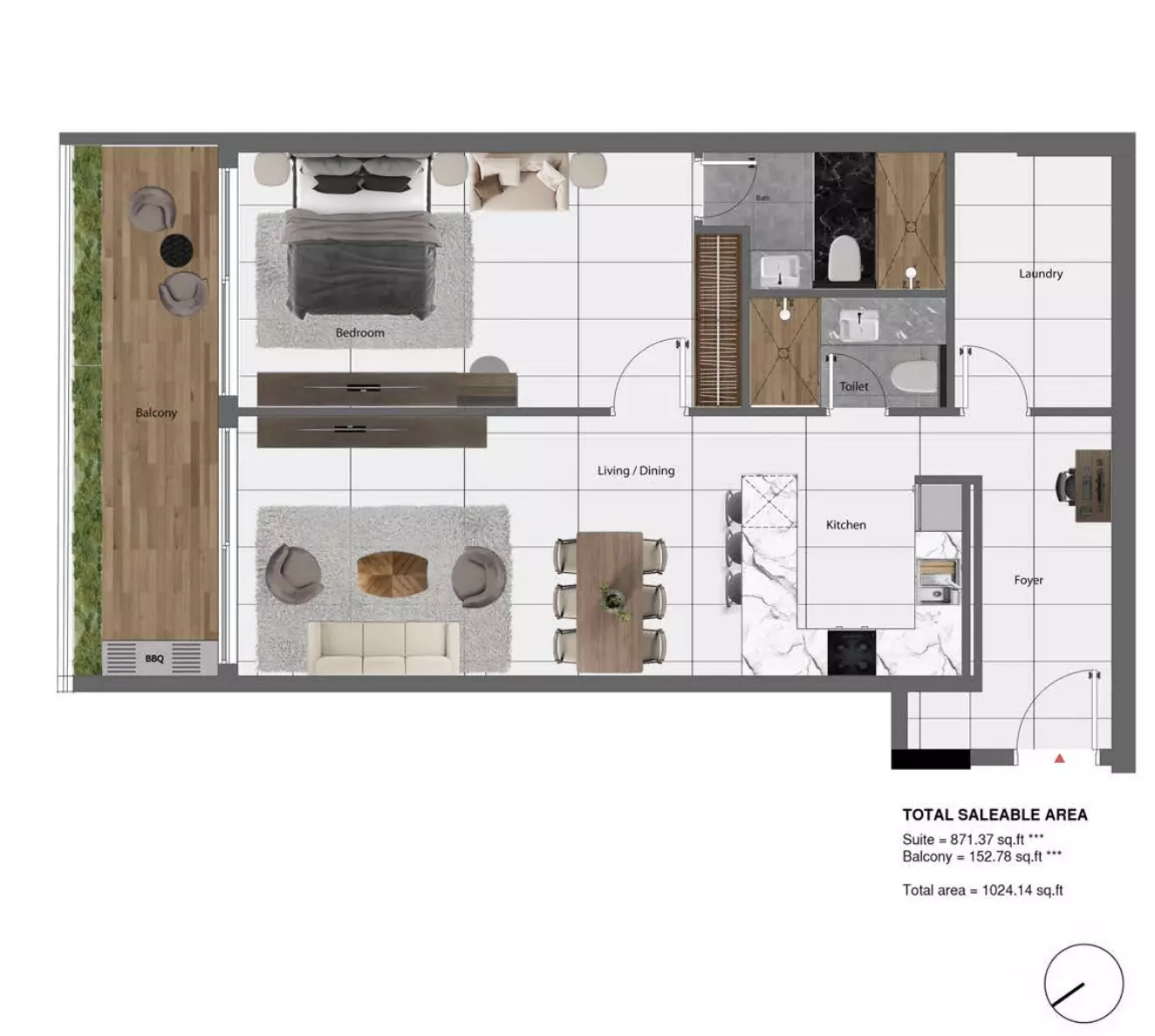 Unit floor plan image