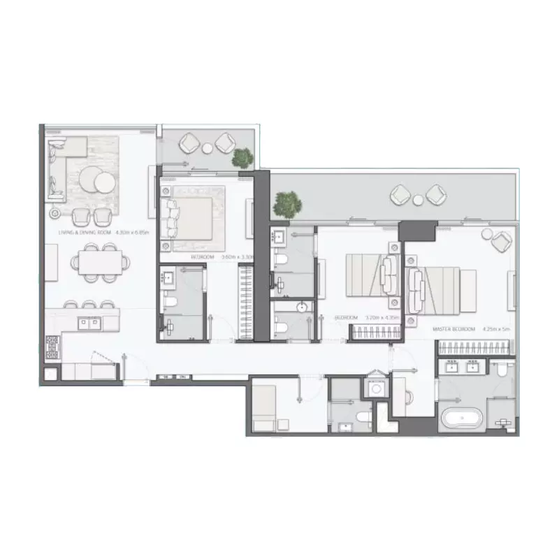 Unit floor plan image