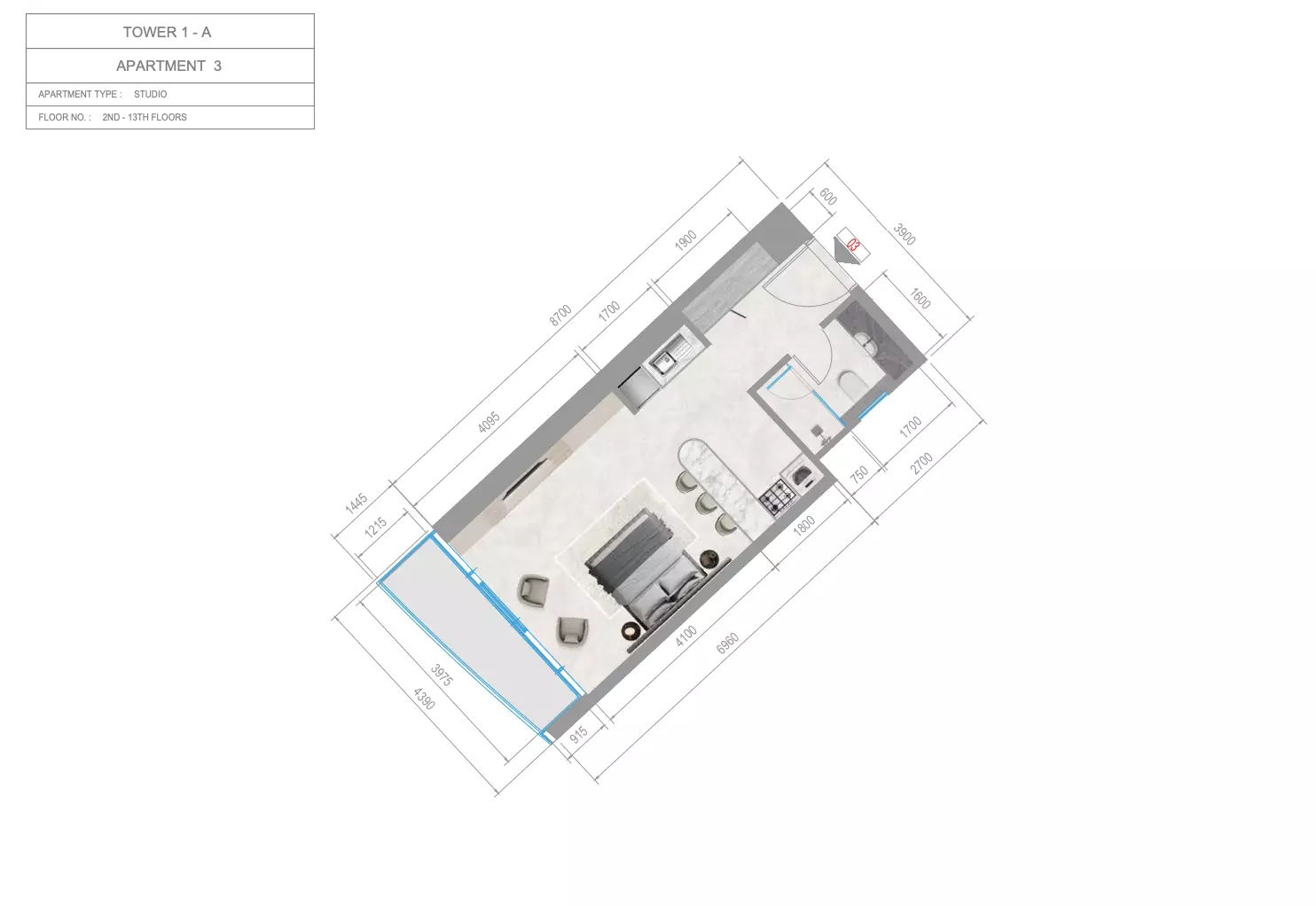 صورة مخطط ارضية الوحدة