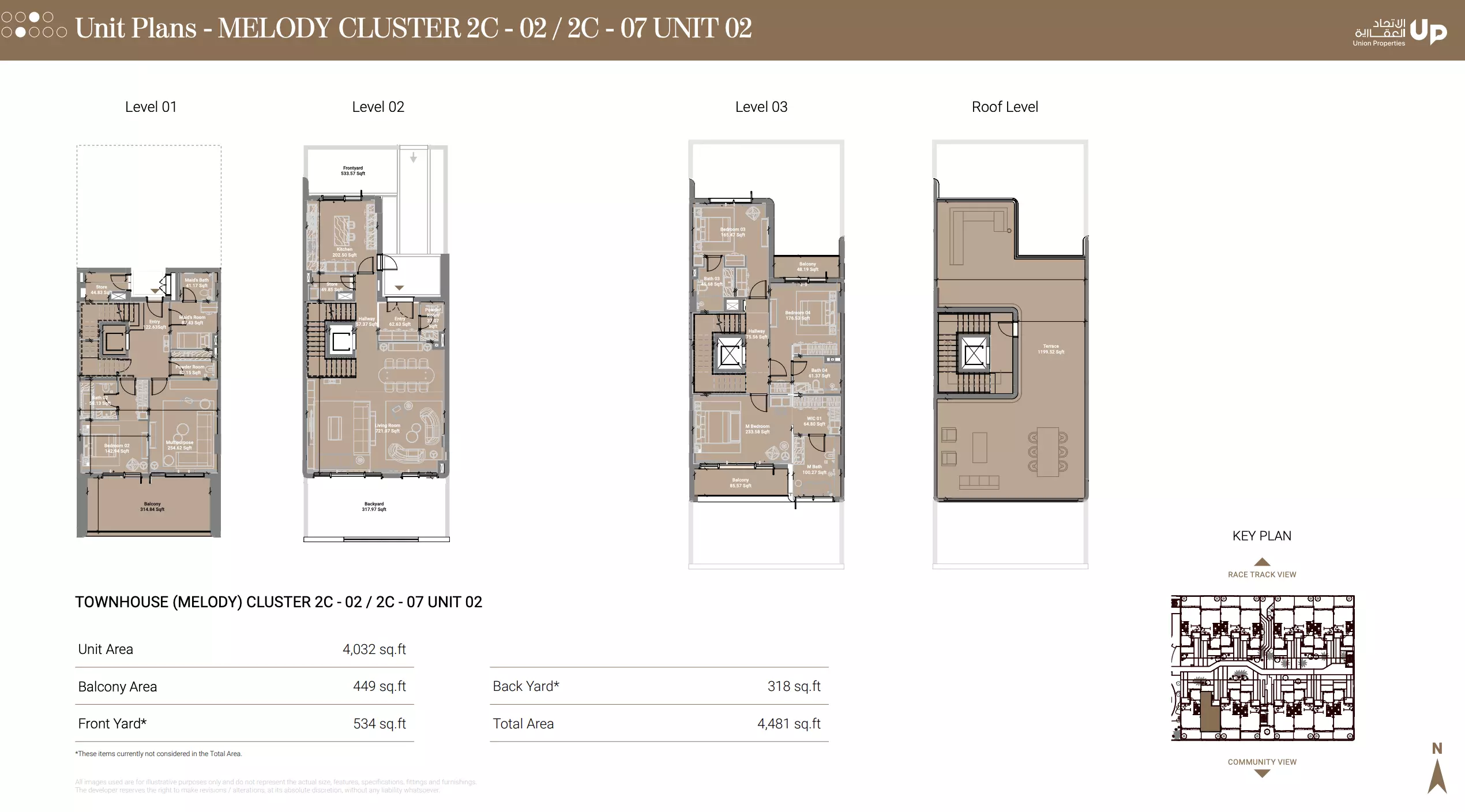 صورة مخطط ارضية الوحدة