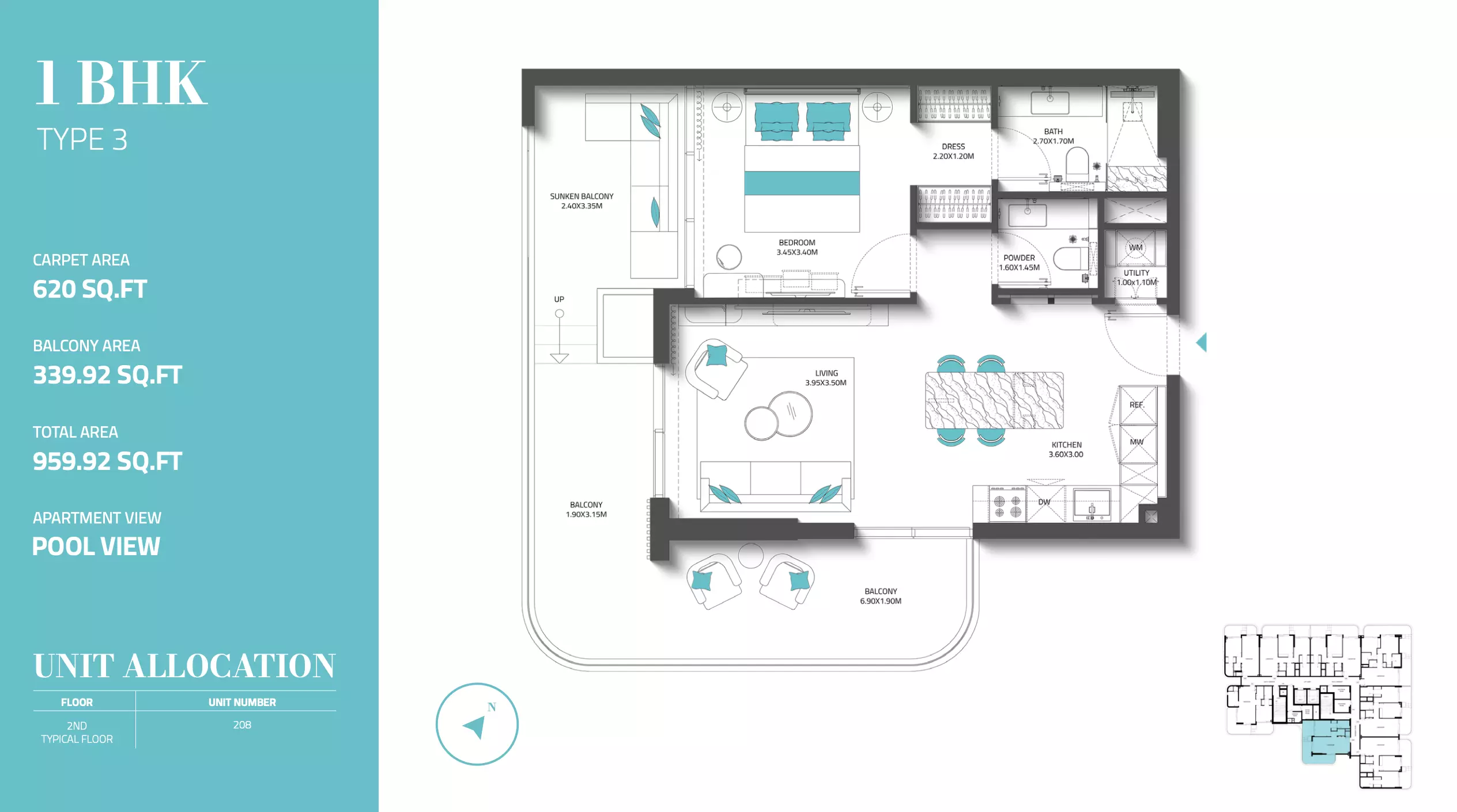 Unit floor plan image
