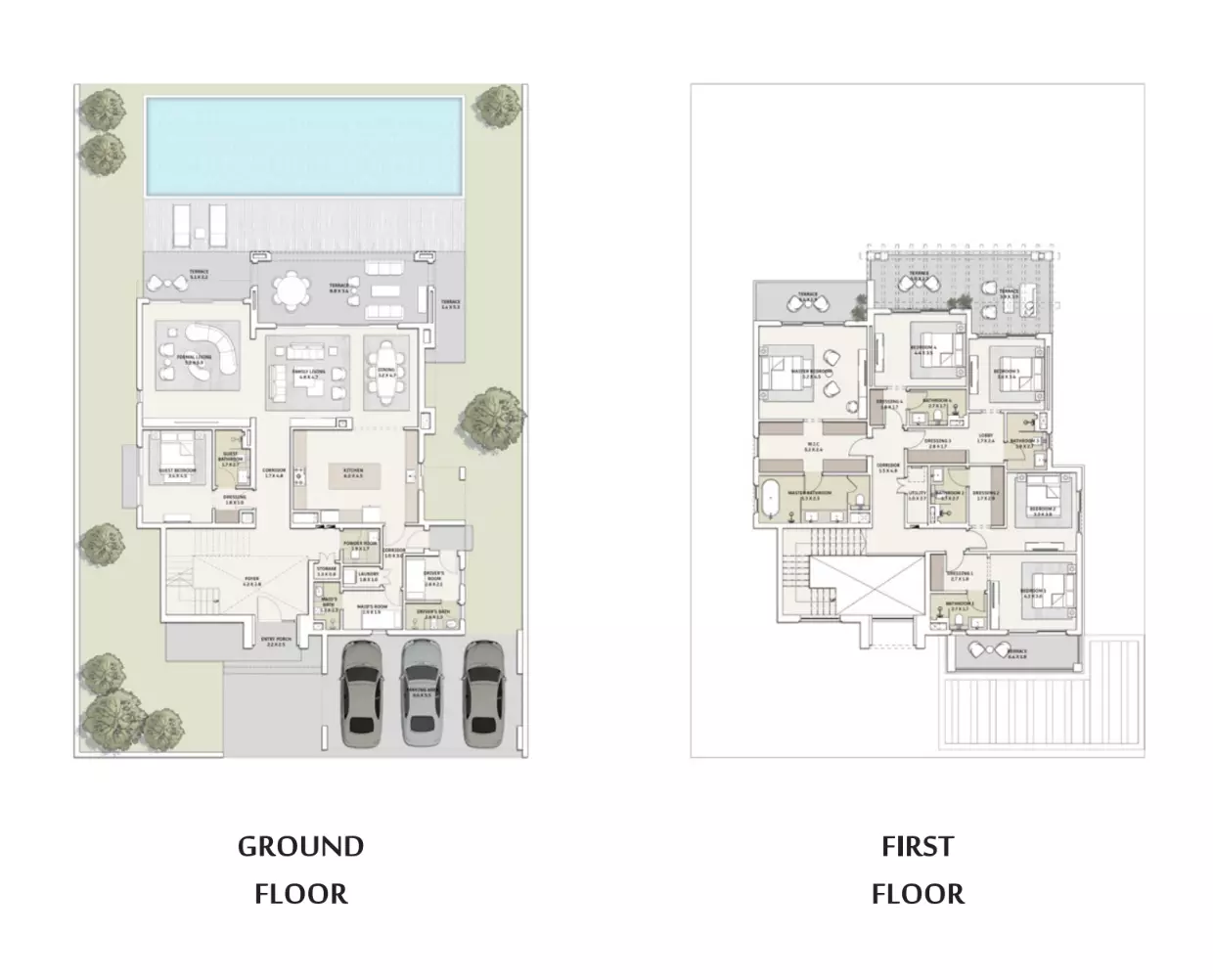 صورة مخطط ارضية الوحدة