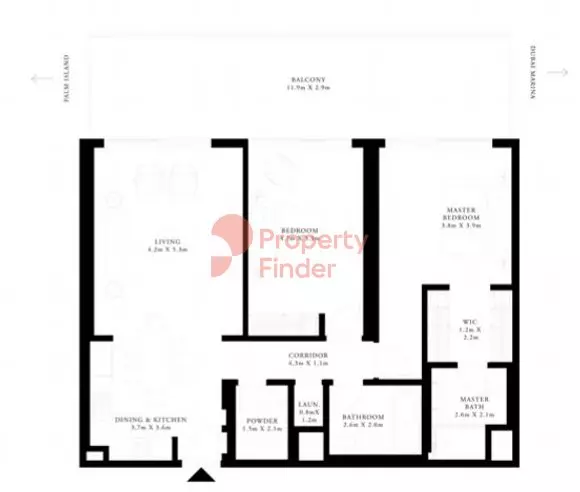 Grand Bleu Tower Unit 06 - Level 11-16, 2 beds
