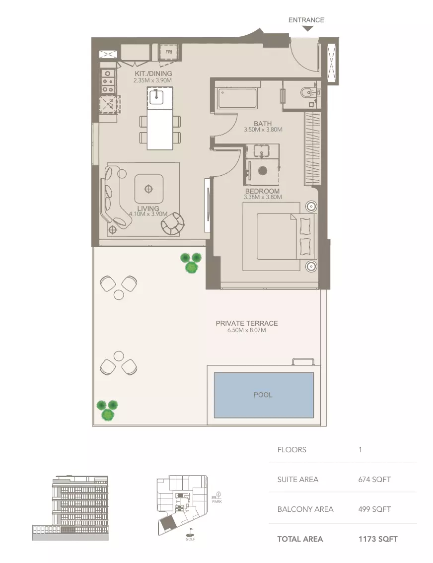 Unit floor plan image
