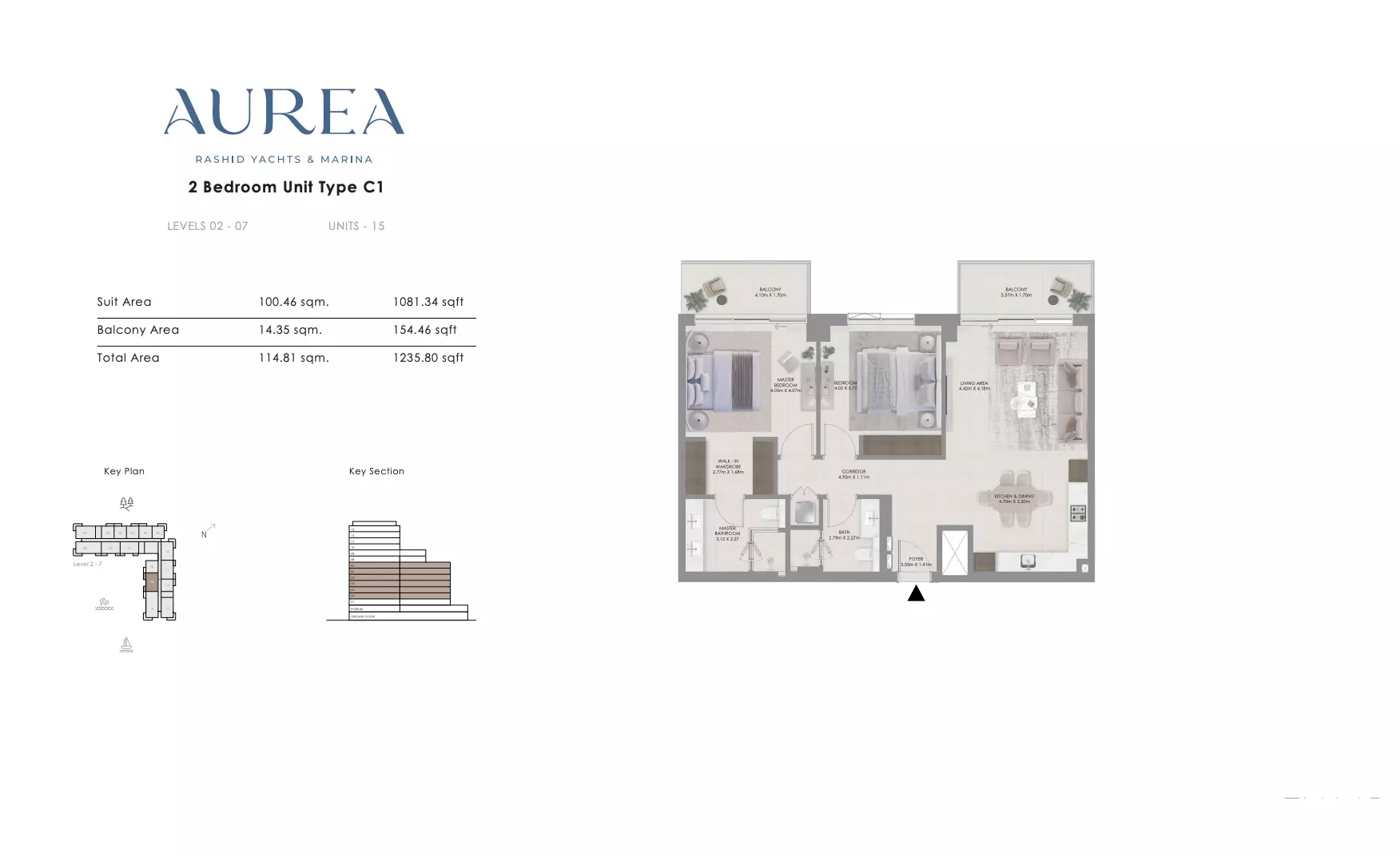 Unit floor plan image