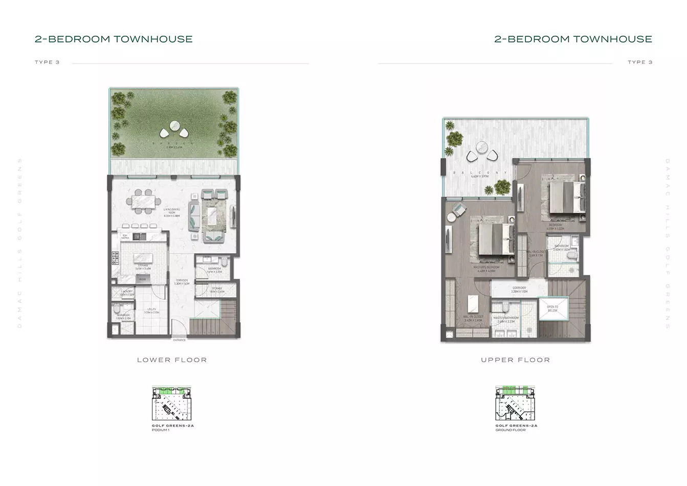 Golf Greens Type 3, 2 beds