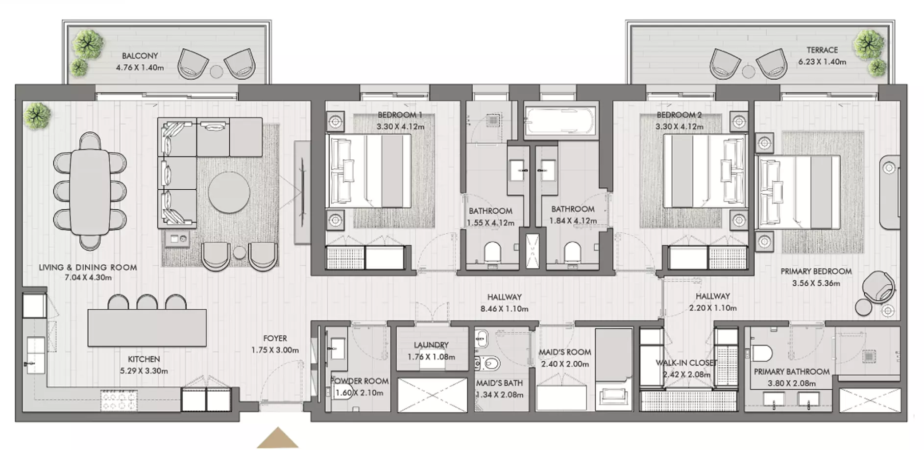 Riwa Type 3 F Variant 2, 3 beds