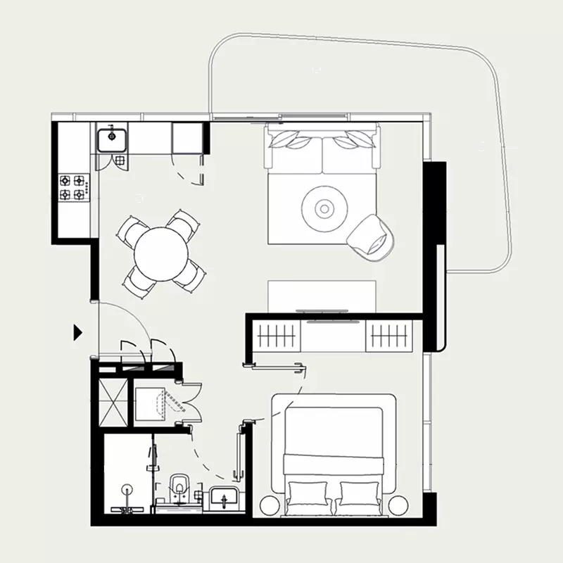 Unit floor plan image