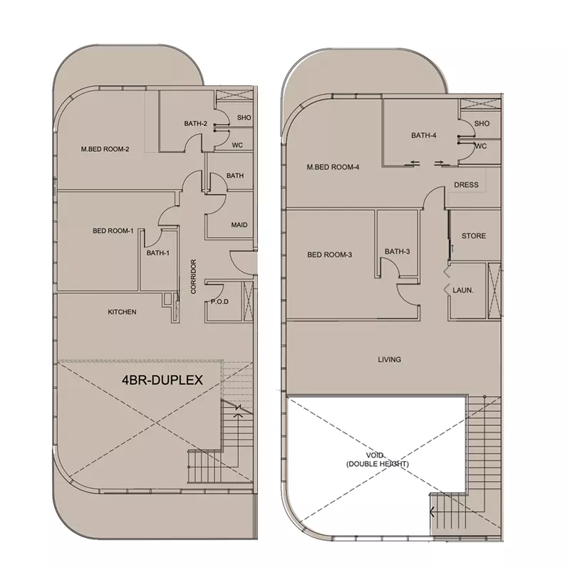 صورة مخطط ارضية الوحدة