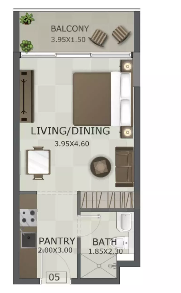 Unit floor plan image
