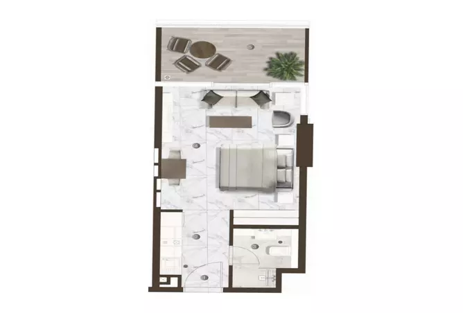 Onda By Kasco — Studio floor plan