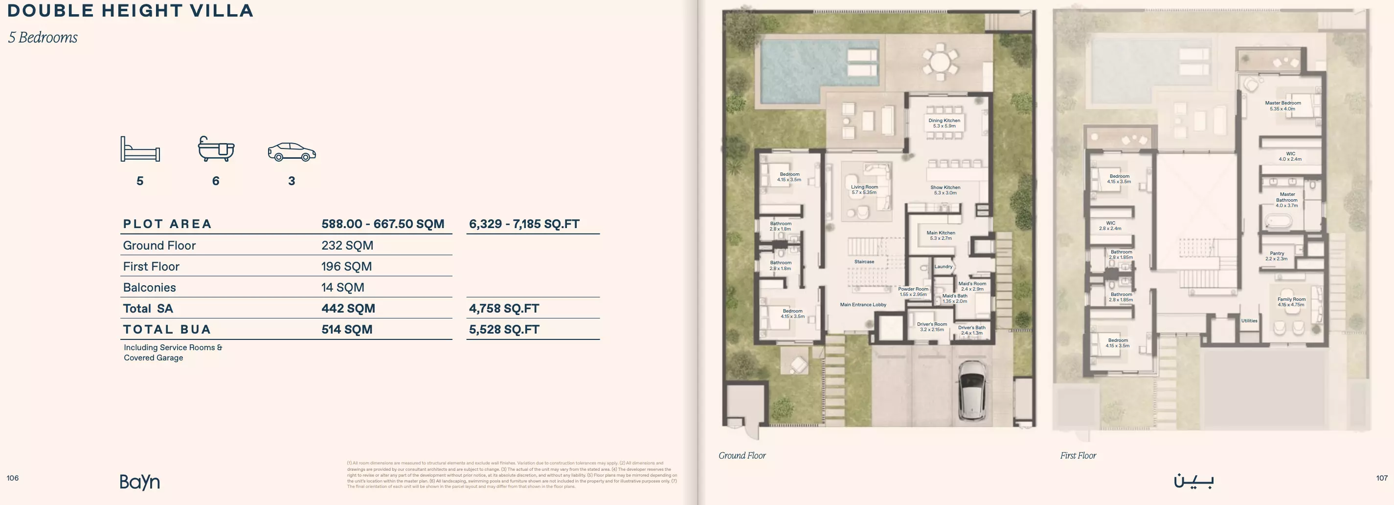 صورة مخطط ارضية الوحدة