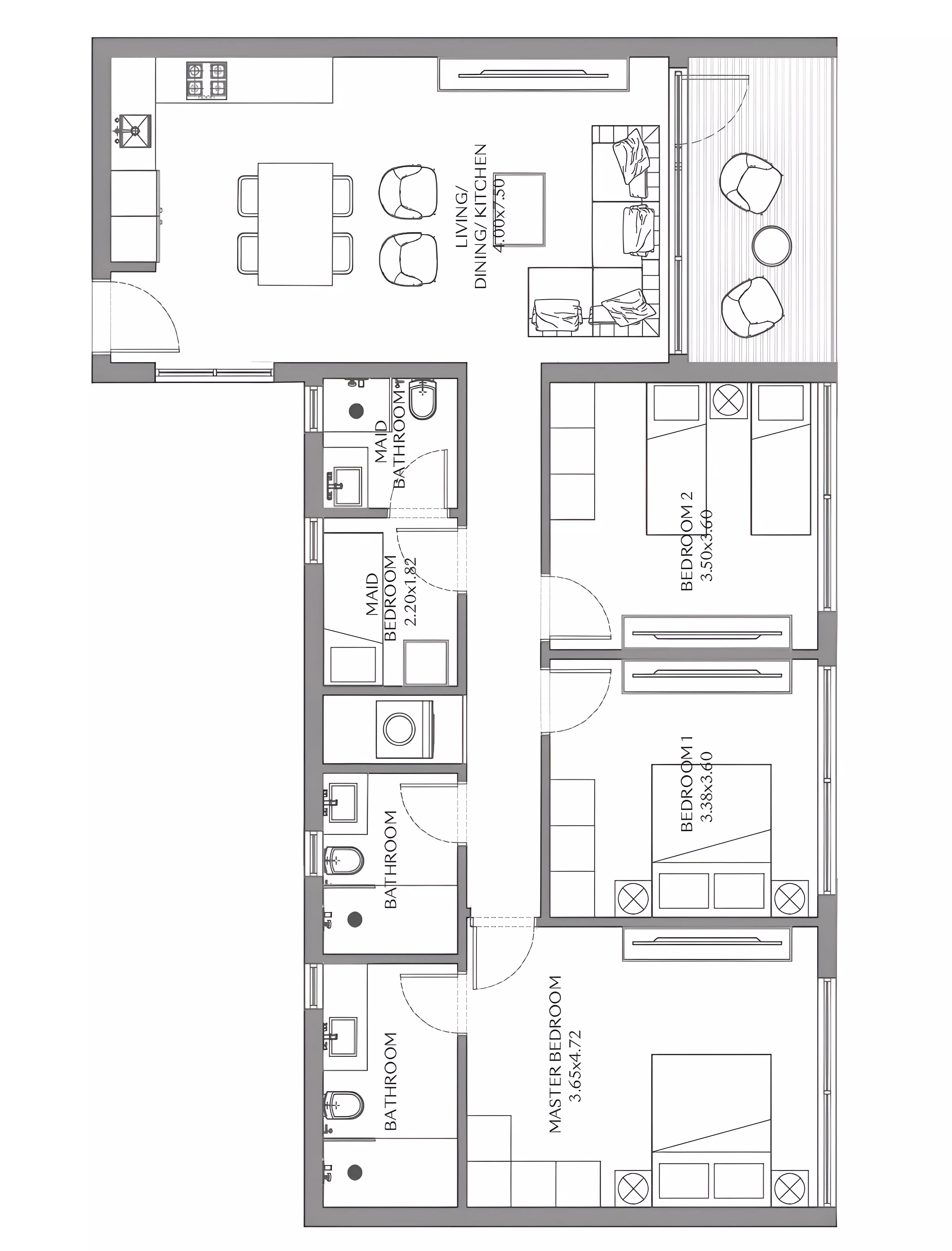 Unit floor plan image