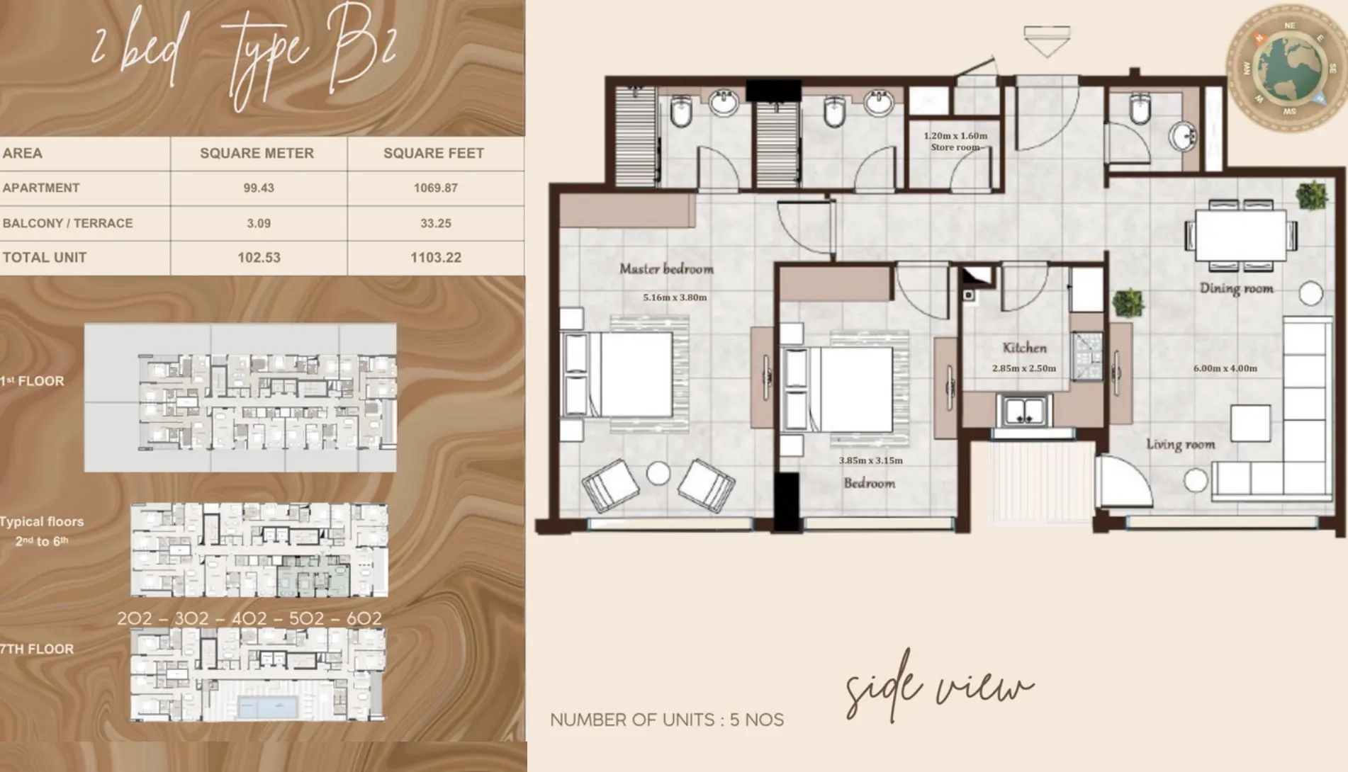 Maison Cannelle Residences - Type B2 Floor Plan
