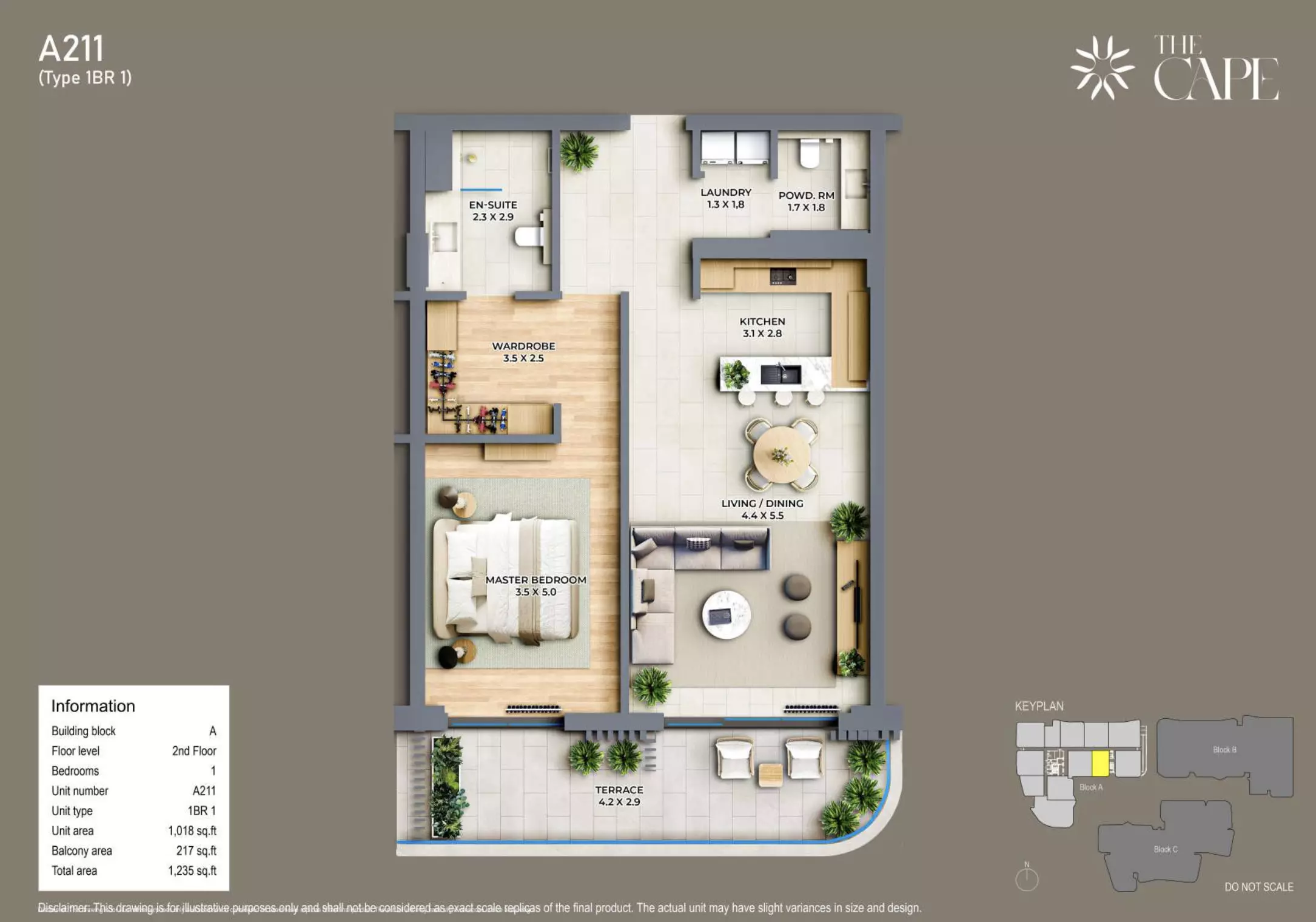 صورة مخطط ارضية الوحدة